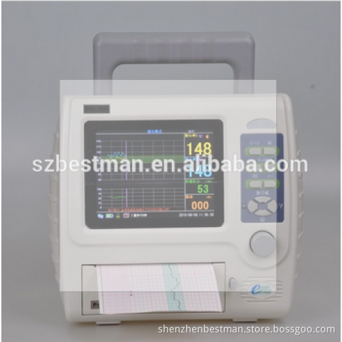 LCD display Bestman fetal monitor for twins fetal detect heart CTG machine